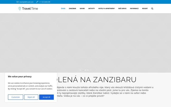 Skærmbillede af dovolena-na-zanzibaru.cz
