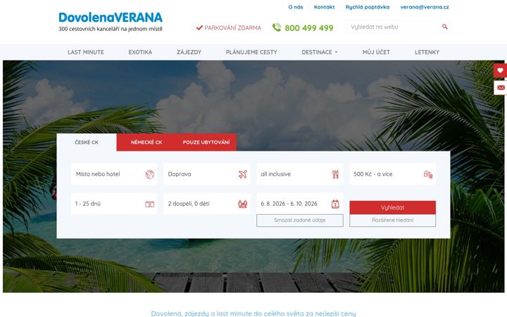 Screenshot von dovolena-verana.cz