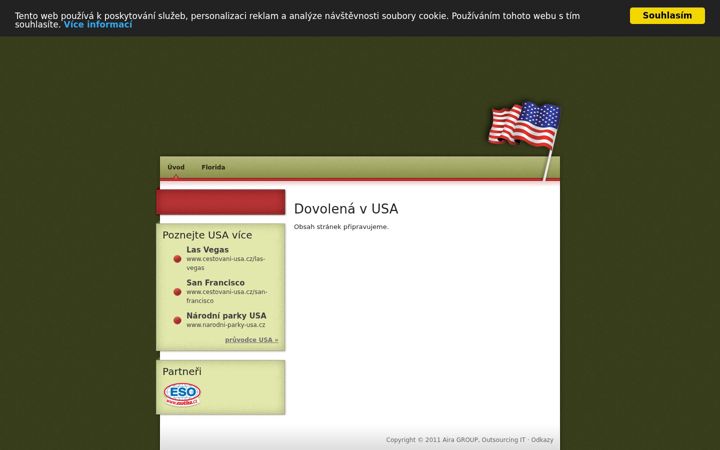 Screenshot of dovolenavusa.com