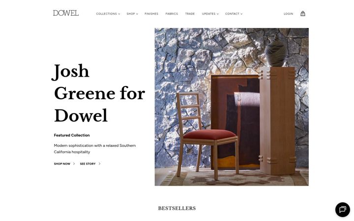 Ekrano kopija dowelfurniturecompany.com