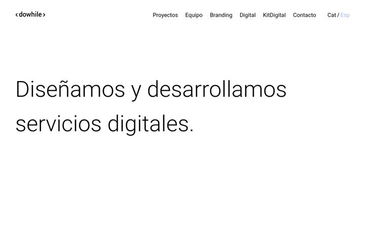 Screenshot of dowhilestudio.com
