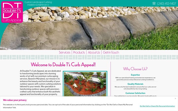 Screenshot of down2curb.com