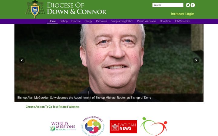 Captură de ecran a downandconnor.org