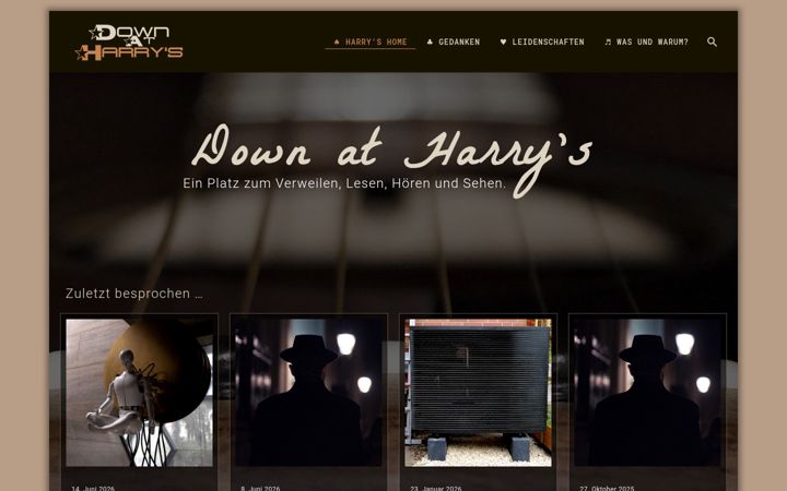 Screenshot of downatharrys.de