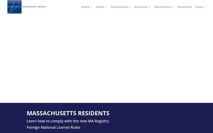 Screenshot of downeyinsurance.com