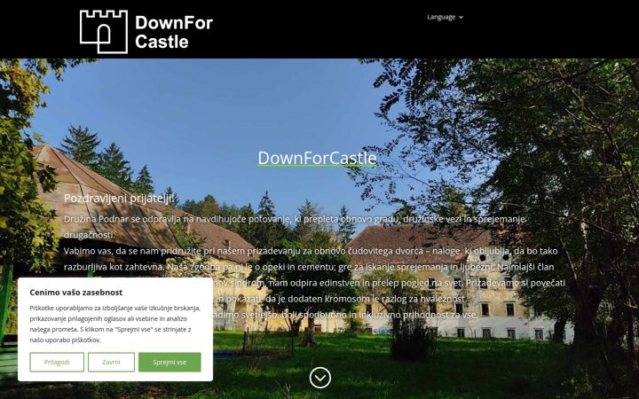 Screenshot of downforcastle.com