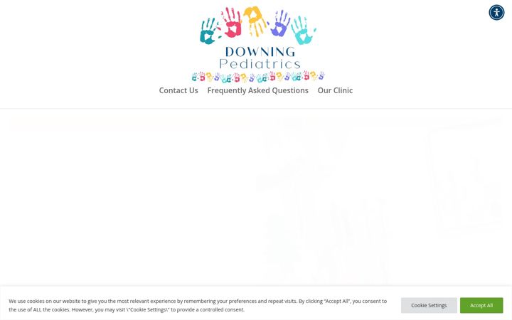 Screenshot of downingpediatrics.com