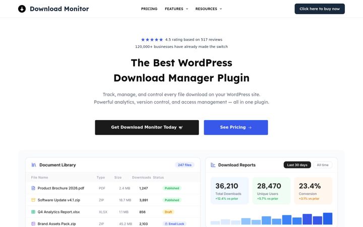 Captură de ecran a download-monitor.com