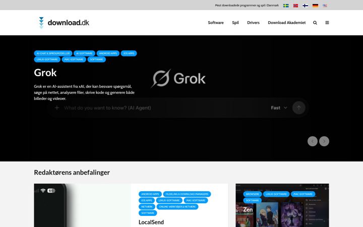 Snímek obrazovky download.dk
