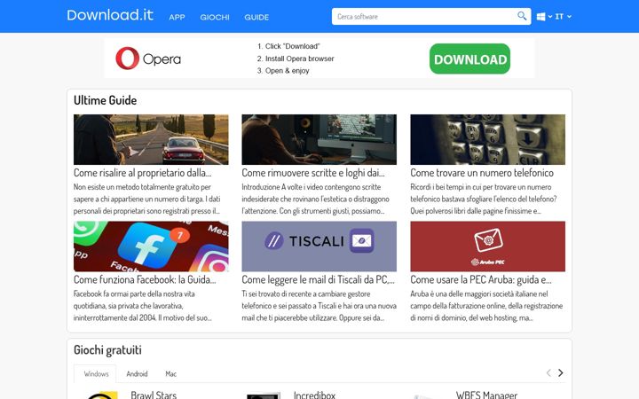 Screenshot stránky download.it