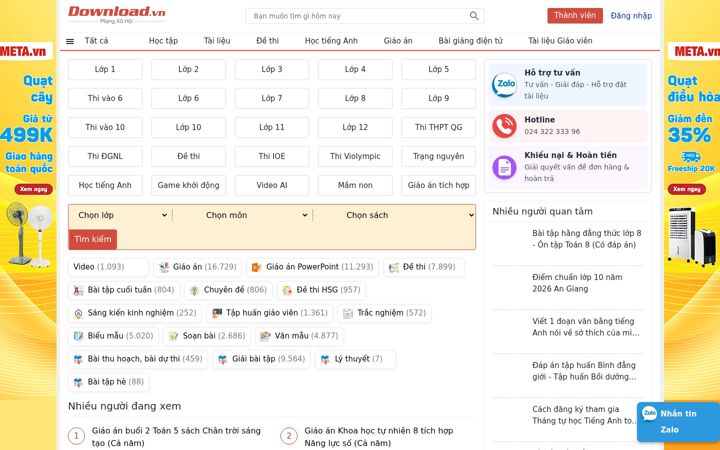 Screenshot of download.vn