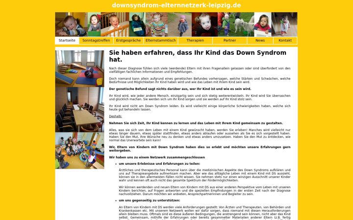 Screenshot of downsyndrom-elternnetzwerk-leipzig.de