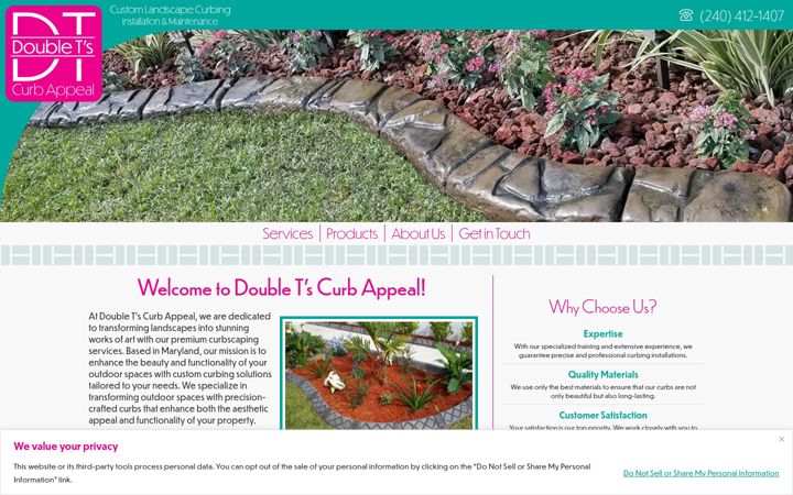 Screenshot of downtocurb.com