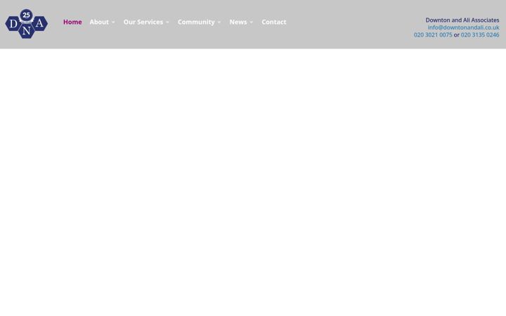 Screenshot of downtonandali.co.uk