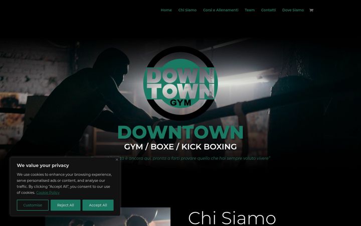 Screenshot of downtownboxing.it