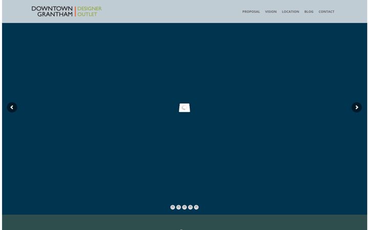 Screenshot of downtowngranthamdesigneroutlet.com