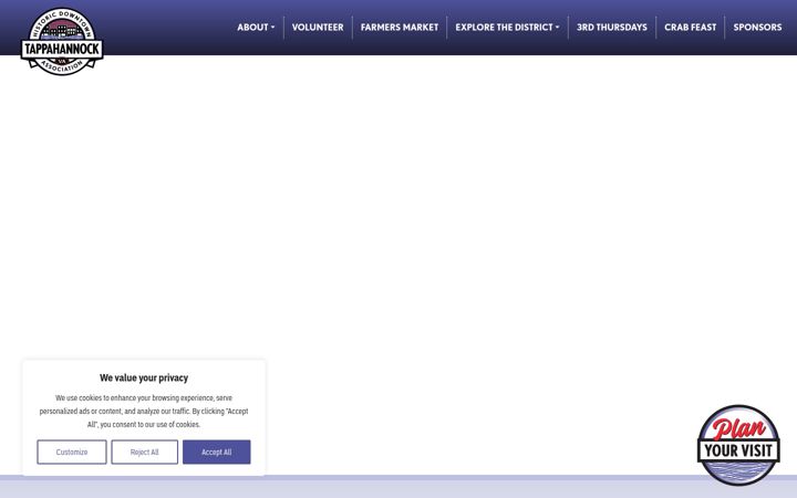 Screenshot di downtowntappahannock.org
