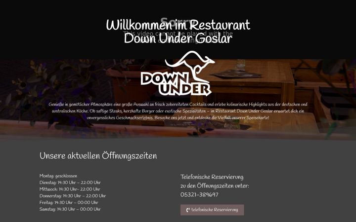 Screenshot του downunder-harz.de