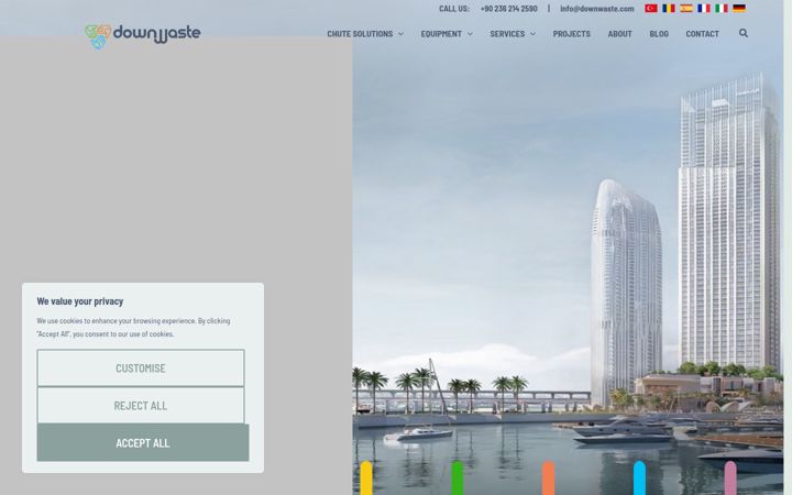 Screenshot of downwaste.com