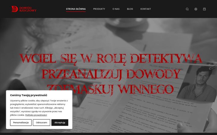 Képernyőkép: dowodrzeczowy.pl