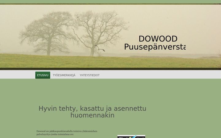 Snímek obrazovky dowood.fi