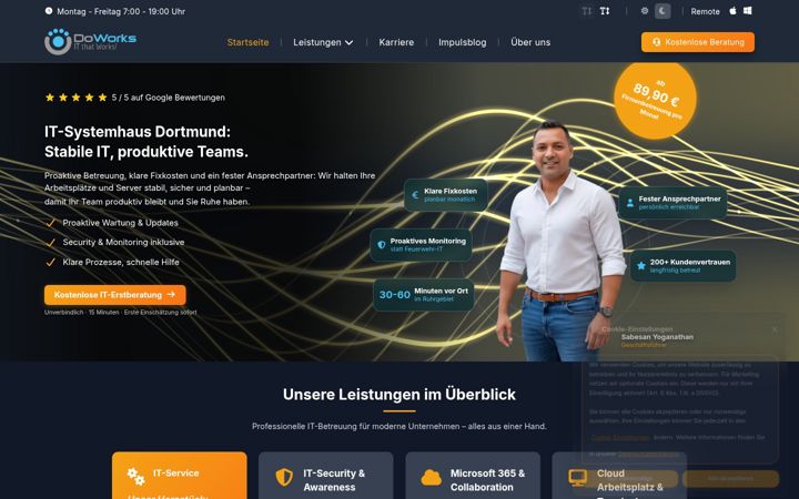 Screenshot of doworks.de