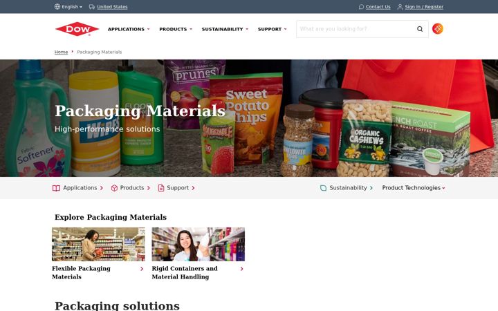 Screenshot of dowpackagingawards.com