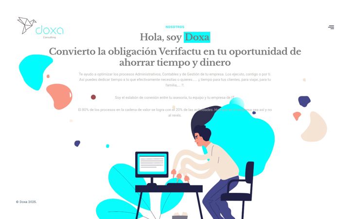 Screenshot of doxa.org.es