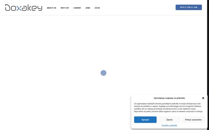 Screenshot of doxakey.com