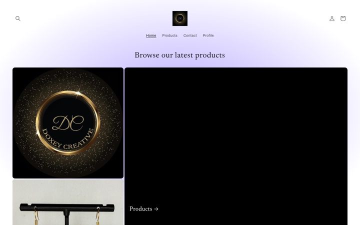 Screenshot of doxeycreative.co.uk