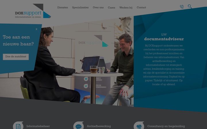 Screenshot of doxsupport.nl