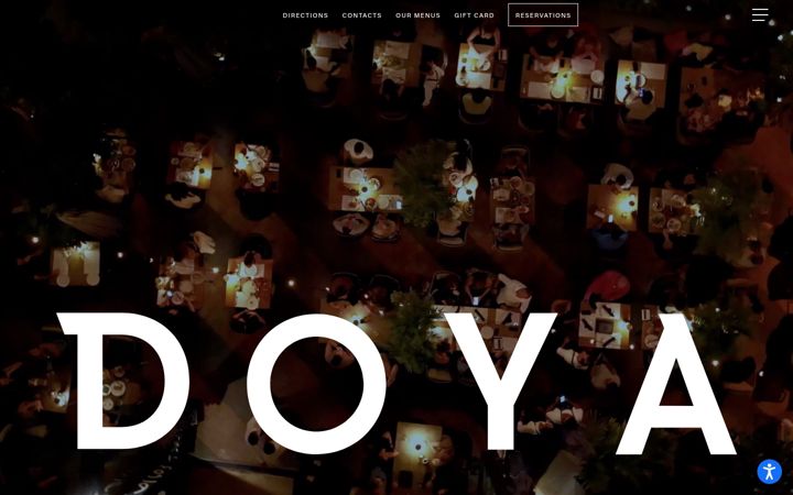 Screenshot of doyarestaurant.com