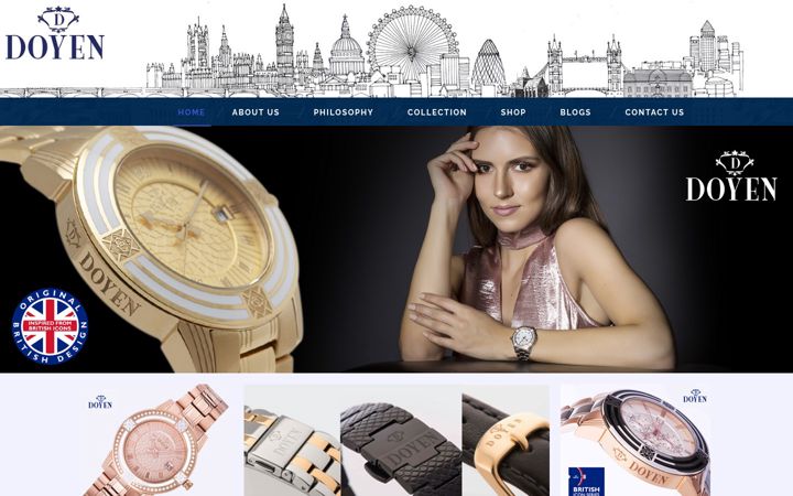 Screenshot of doyenstyle.com