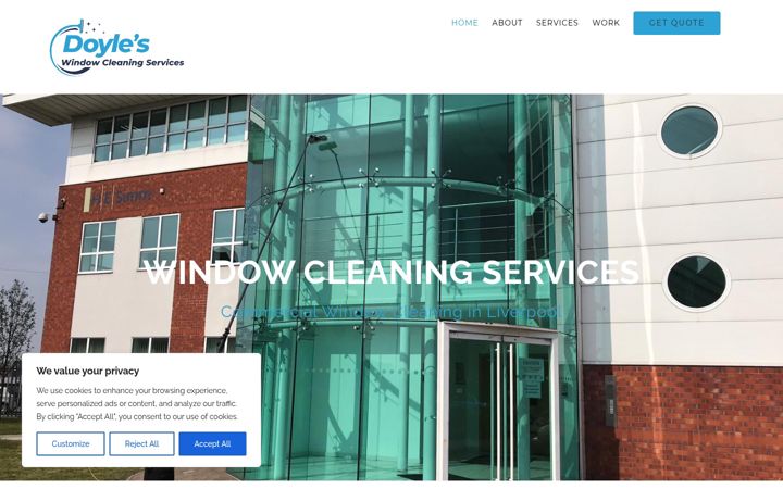 Screenshot of doylescleaning.com