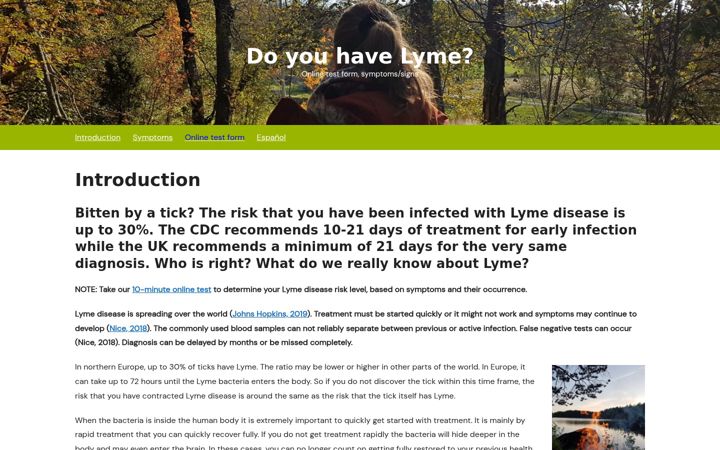 Screenshot of doyouhavelyme.com