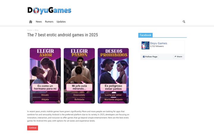 Screenshot of doyugames.com
