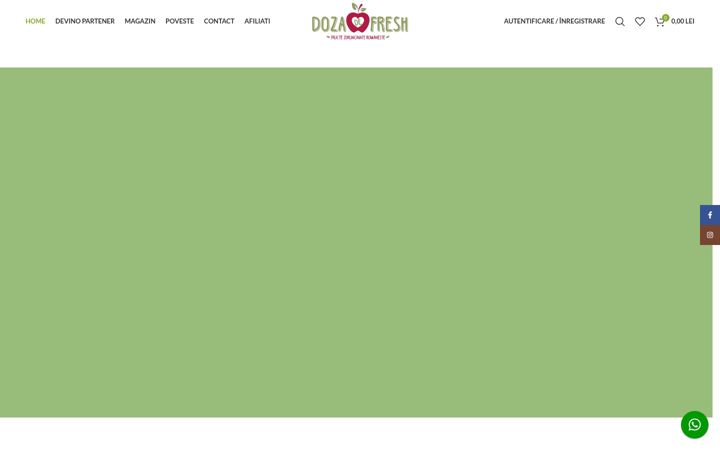 Screenshot του dozadefresh.ro
