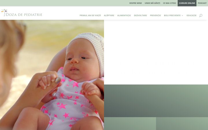 Screenshot of dozadepediatrie.ro