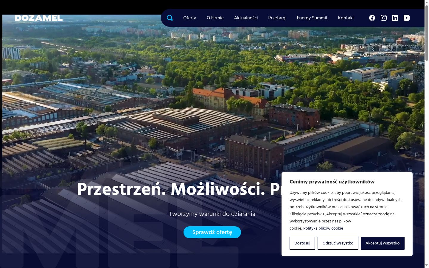Snimka zaslona bannera za privolu prikazanog prije bilo kakve interakcije