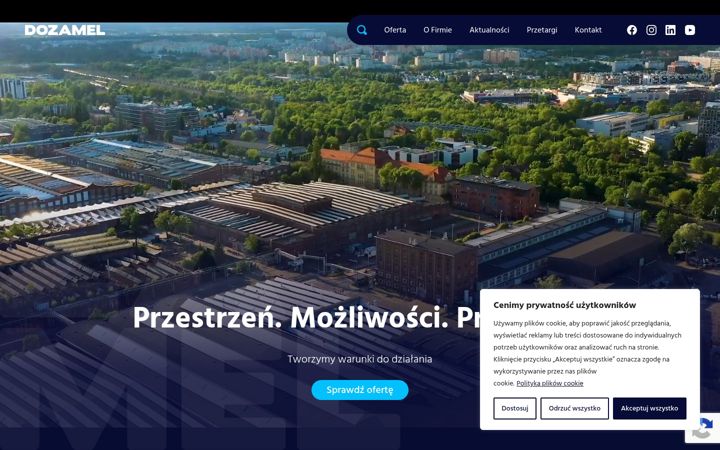 Képernyőkép: dozamel.pl