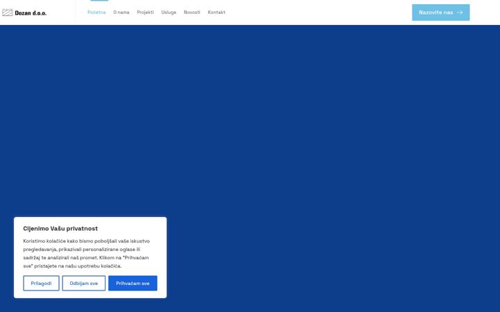 Screenshot of dozan.hr