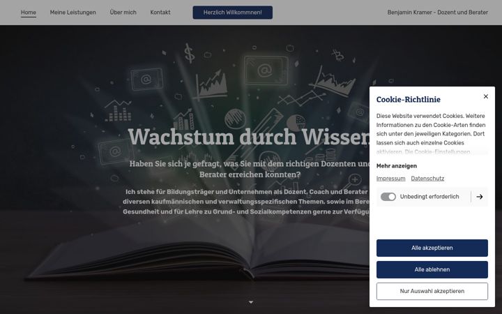 Екранна снимка на dozent-owl.de