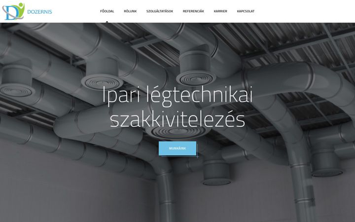 Screenshot of dozernis.hu