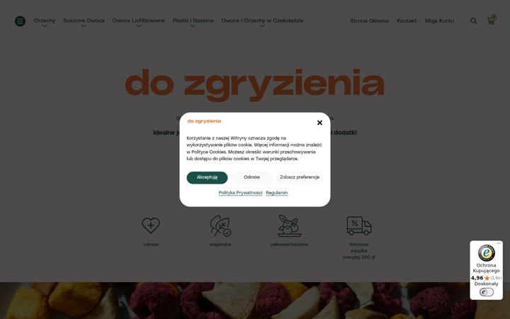 Képernyőkép: dozgryzienia.pl