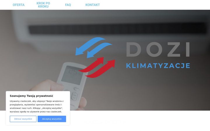 Képernyőkép: doziklimatyzacje.pl