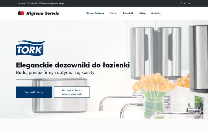 Képernyőkép: dozownikipodajniki.pl