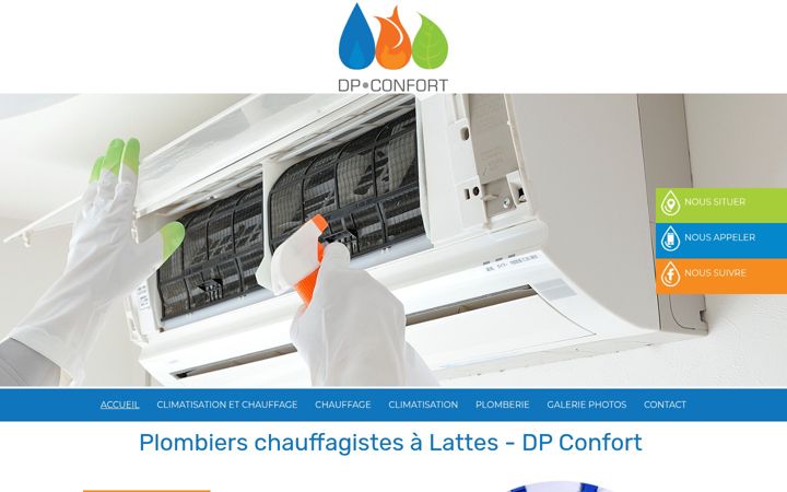 Captura de pantalla de dp-confort.fr