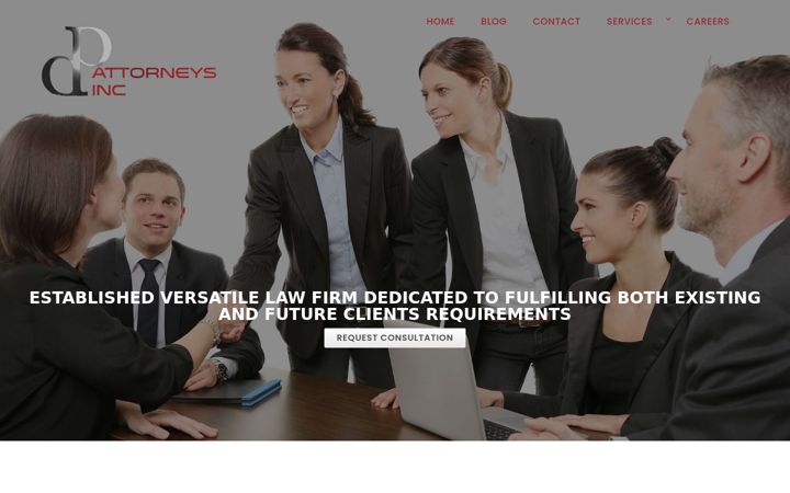Екранна снимка на dp-inc.co.za
