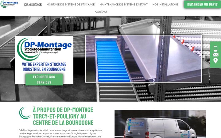 Screenshot of dp-montage.fr