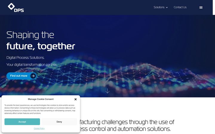 Snímek obrazovky dp-sgroup.co.uk